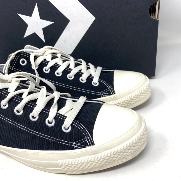 Converse Chuck Taylor Black Shoes Men’s Size Canvas Low Top SB Sneakers 167250C - Picture 9 of 11